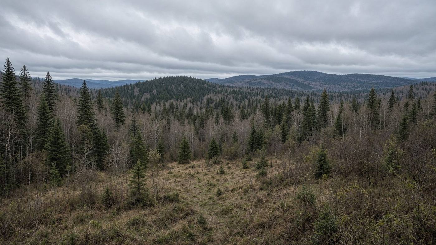 Wooded clearing